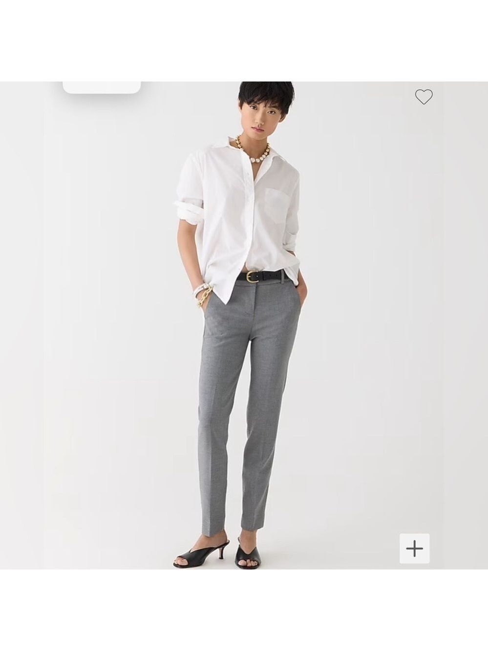 J Crew Tall Cameron Slim Crop Pants Business Casual in Four Season Stretch 4T